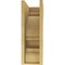 Ekena Millwork 7"W x 14"D x 21"H Classic Diane Rough Cedar Woodgrain TimberThane Corbel, Primed Tan CORUR07X14X21DIARCPR - alternate 3